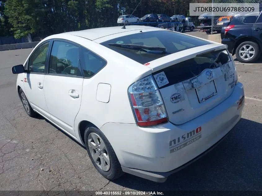 2009 Toyota Prius VIN: JTDKB20U697883009 Lot: 40315552