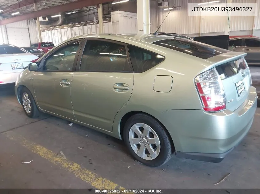 2009 Toyota Prius VIN: JTDKB20U393496327 Lot: 40325832