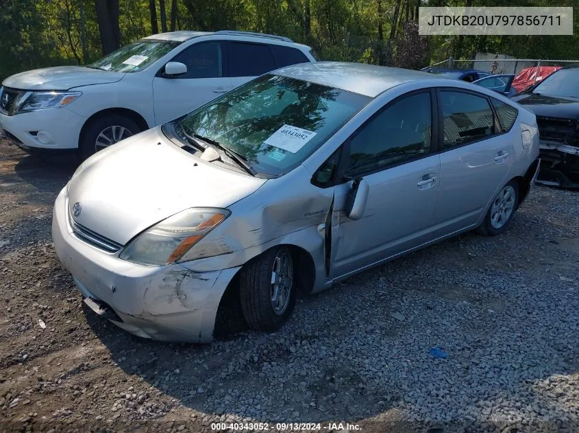 2009 Toyota Prius VIN: JTDKB20U797856711 Lot: 40343052