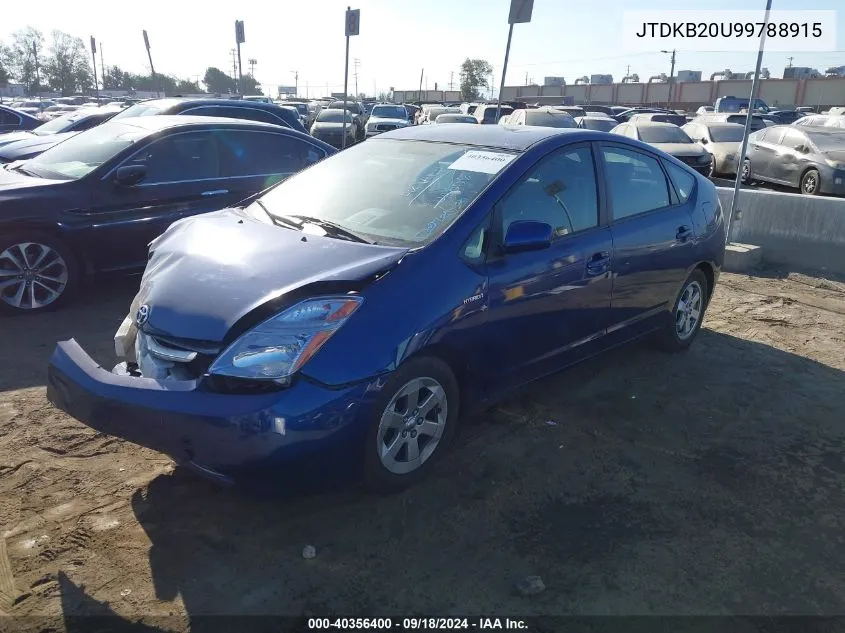 JTDKB20U99788915 2009 Toyota Prius