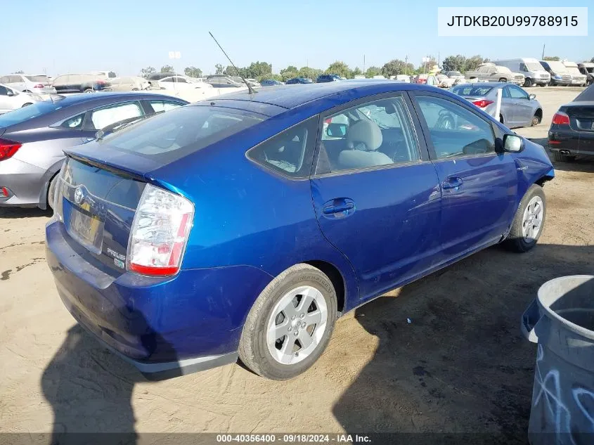 JTDKB20U99788915 2009 Toyota Prius