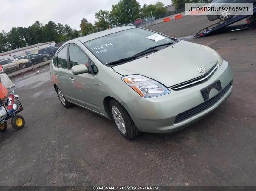 JTDKB20U897865921 2009 Toyota Prius