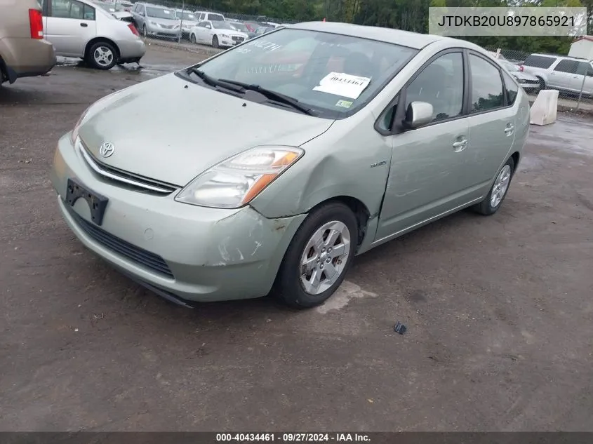 JTDKB20U897865921 2009 Toyota Prius