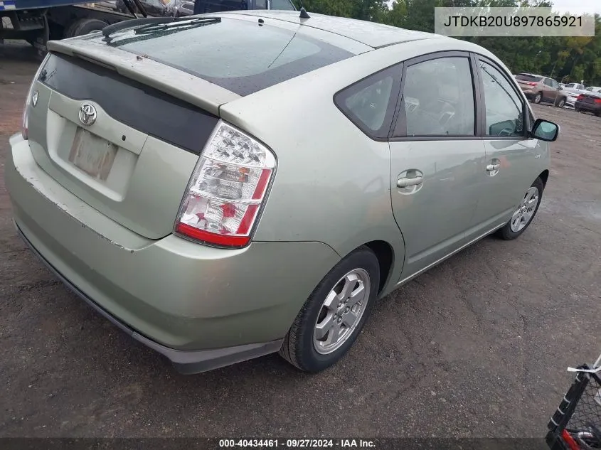 JTDKB20U897865921 2009 Toyota Prius