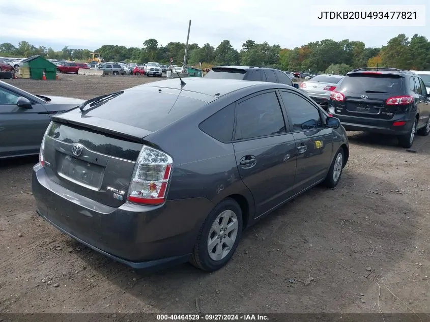 2009 Toyota Prius VIN: JTDKB20U493477821 Lot: 40464529