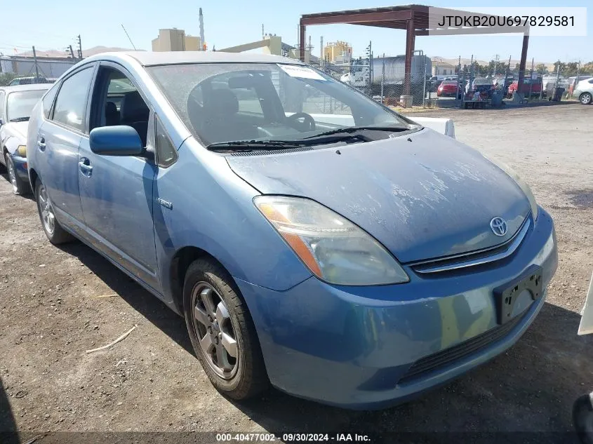 JTDKB20U697829581 2009 Toyota Prius