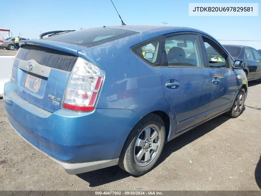 JTDKB20U697829581 2009 Toyota Prius