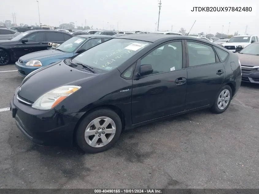 JTDKB20UX97842480 2009 Toyota Prius