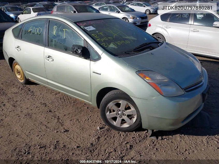 JTDKB20U797880281 2009 Toyota Prius