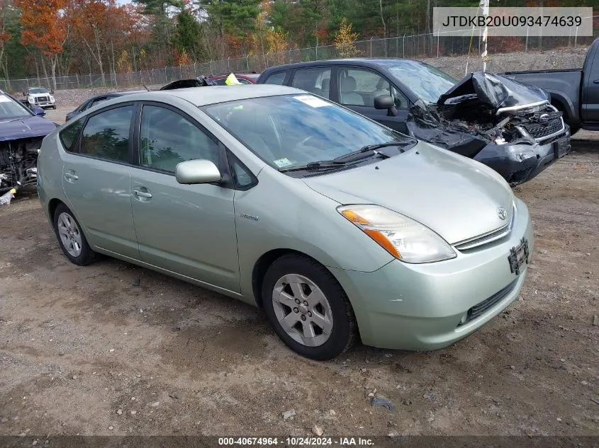 JTDKB20U093474639 2009 Toyota Prius