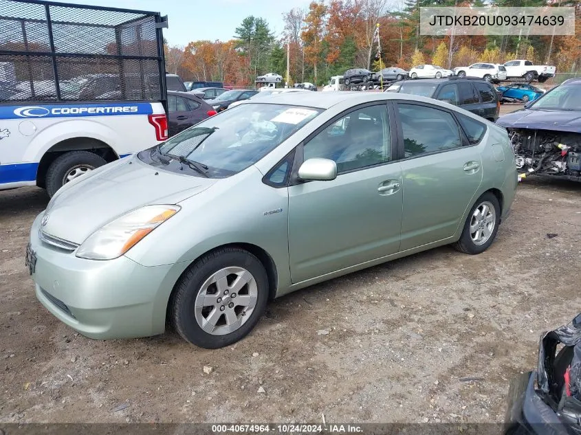 JTDKB20U093474639 2009 Toyota Prius