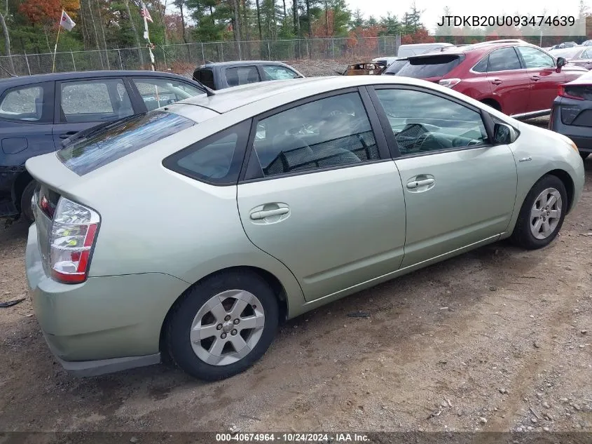 JTDKB20U093474639 2009 Toyota Prius