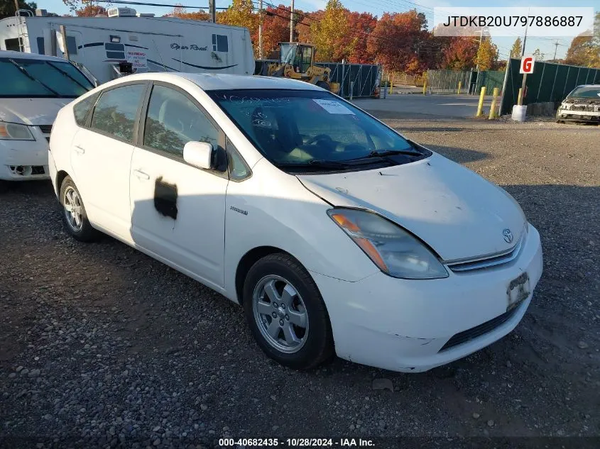 2009 Toyota Prius VIN: JTDKB20U797886887 Lot: 40682435