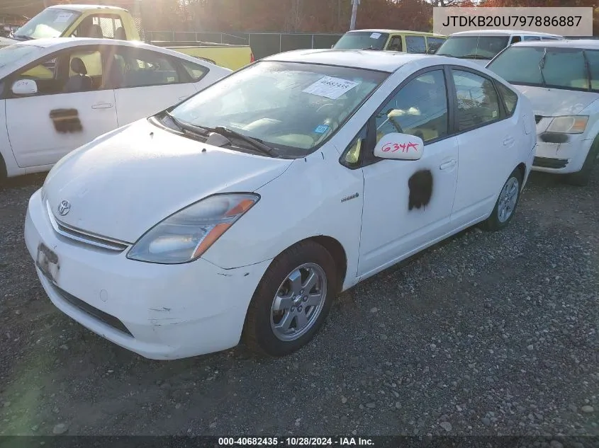 2009 Toyota Prius VIN: JTDKB20U797886887 Lot: 40682435