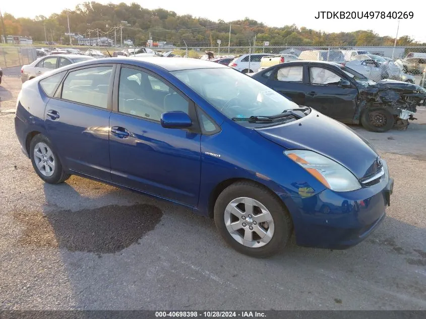 JTDKB20U497840269 2009 Toyota Prius