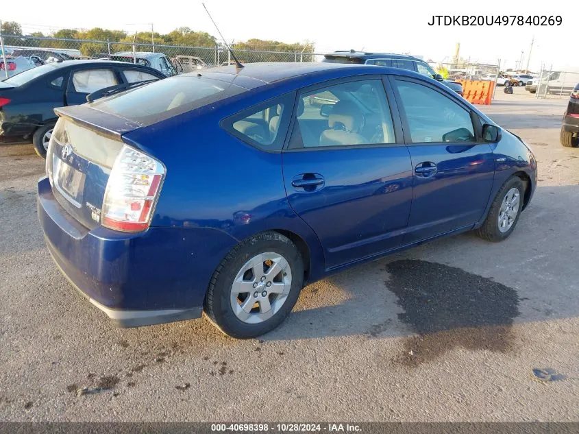 JTDKB20U497840269 2009 Toyota Prius