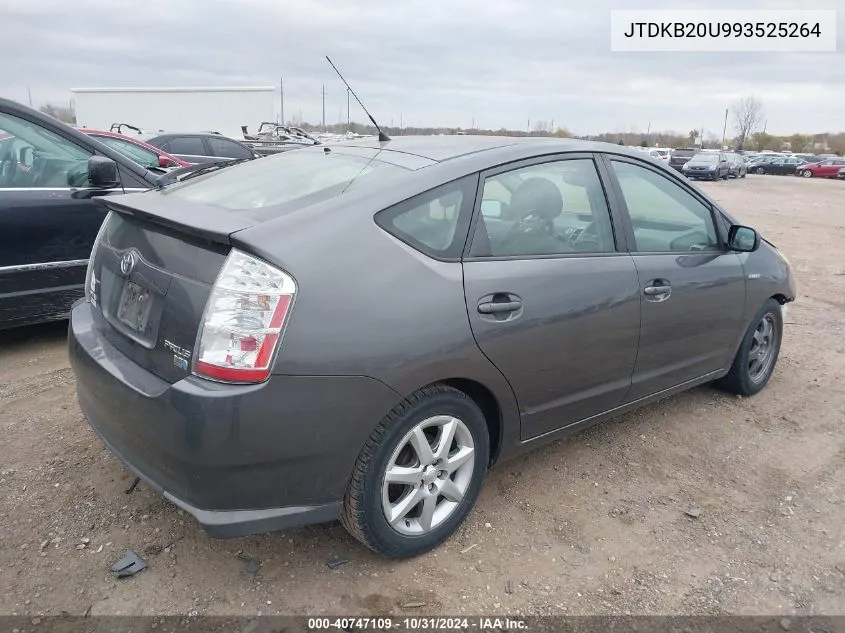 JTDKB20U993525264 2009 Toyota Prius Touring