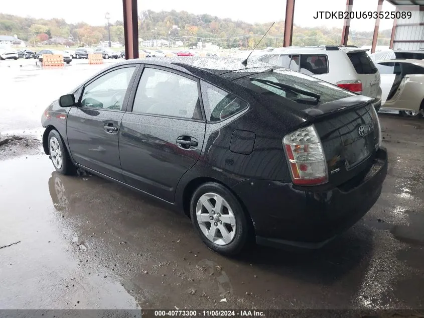 2009 Toyota Prius VIN: JTDKB20U693525089 Lot: 40773300