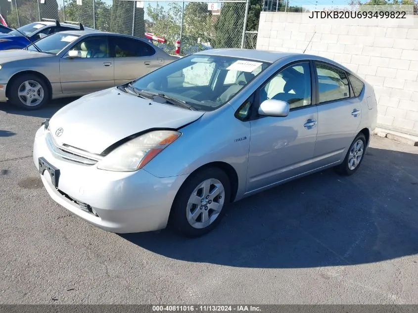 JTDKB20U693499822 2009 Toyota Prius