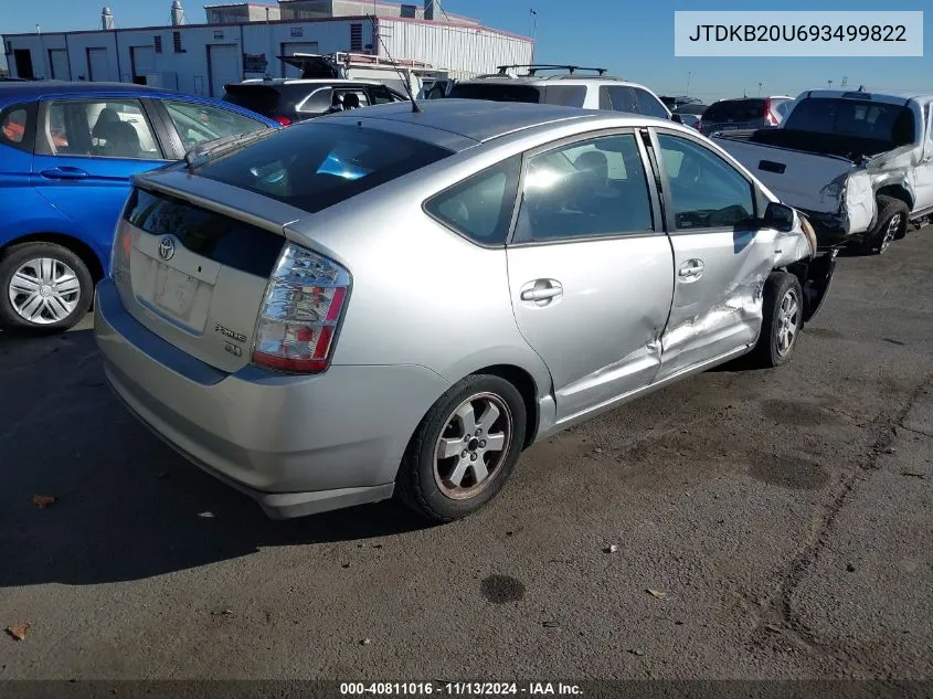 JTDKB20U693499822 2009 Toyota Prius