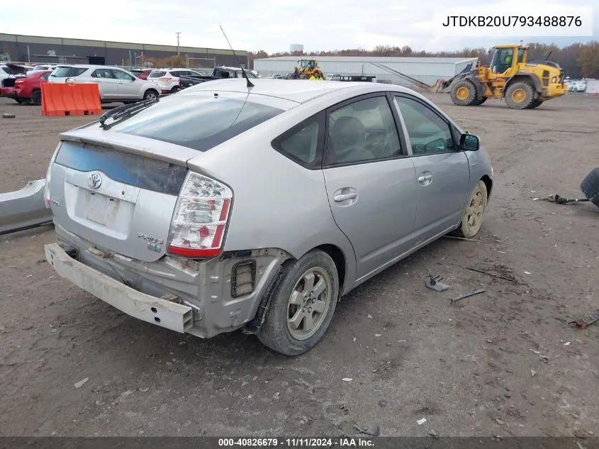 2009 Toyota Prius VIN: JTDKB20U793488876 Lot: 40826679