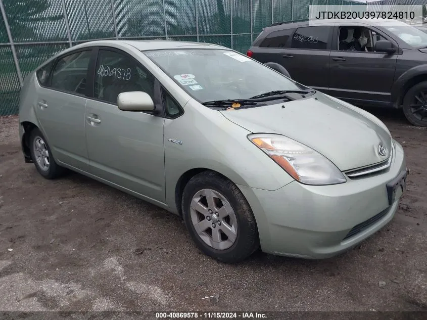 2009 Toyota Prius VIN: JTDKB20U397824810 Lot: 40869578