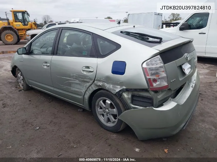 2009 Toyota Prius VIN: JTDKB20U397824810 Lot: 40869578