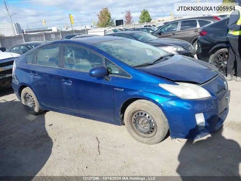 JTDKN3DUXA1005954 2010 Toyota Prius