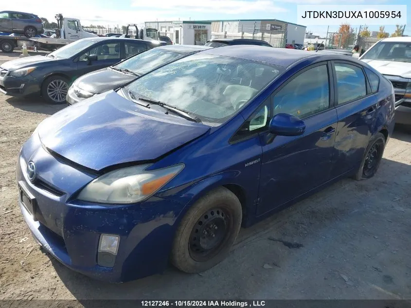 JTDKN3DUXA1005954 2010 Toyota Prius