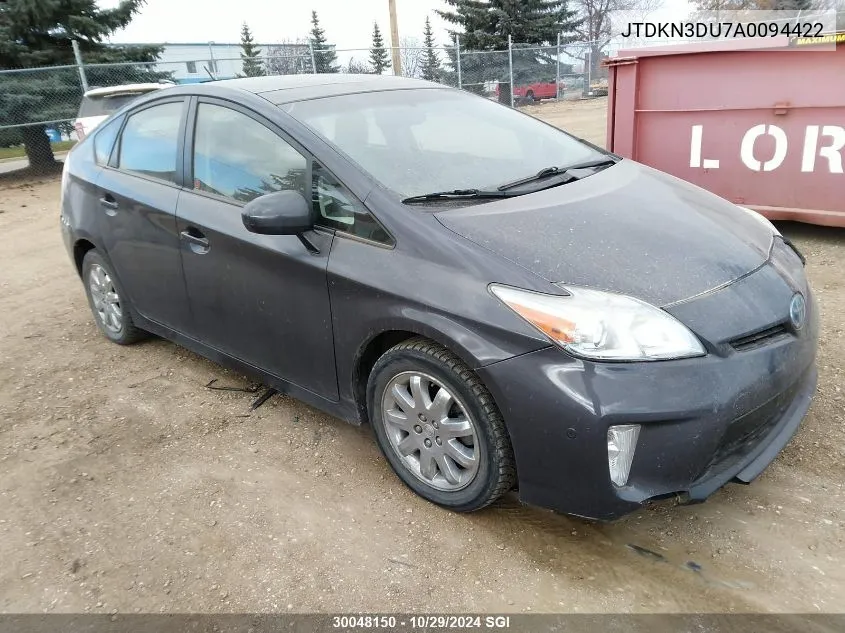 JTDKN3DU7A0094422 2010 Toyota Prius