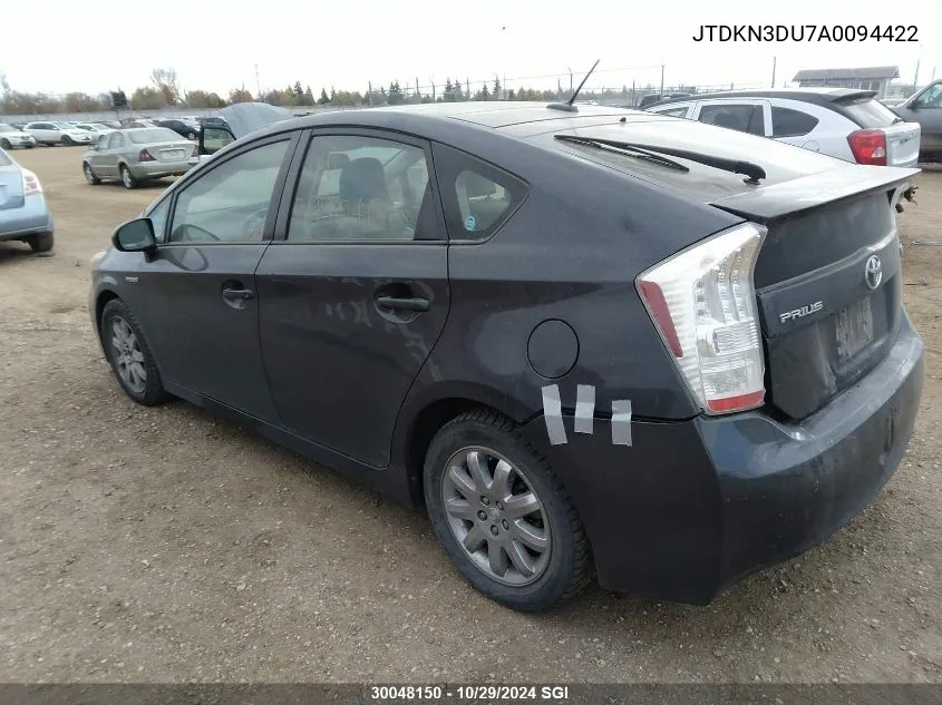 JTDKN3DU7A0094422 2010 Toyota Prius