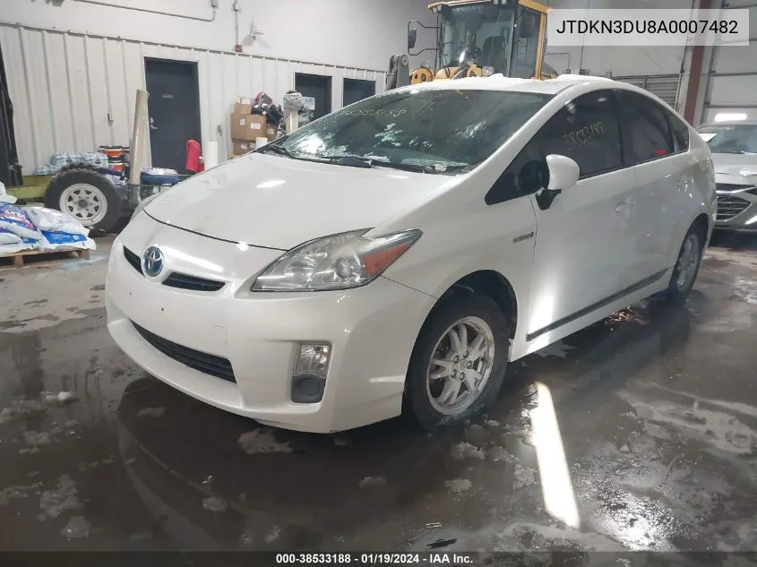 2010 Toyota Prius Ii VIN: JTDKN3DU8A0007482 Lot: 38533188