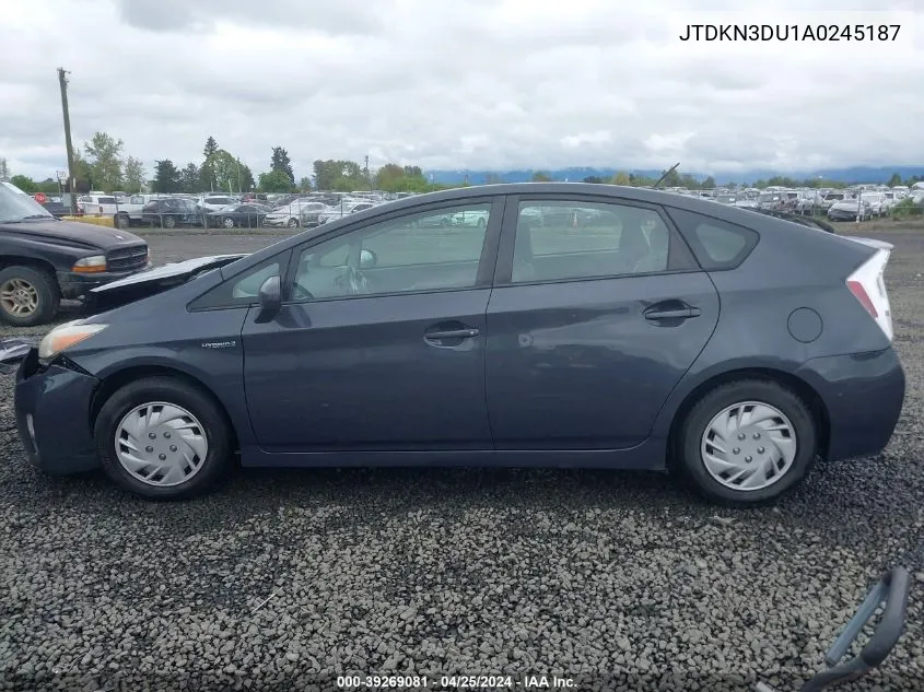 2010 Toyota Prius Ii VIN: JTDKN3DU1A0245187 Lot: 39269081