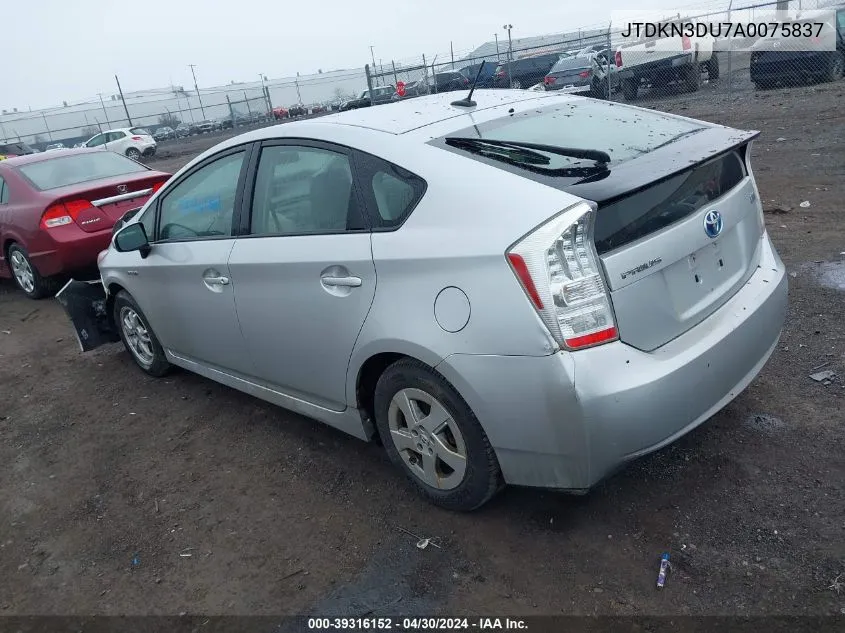 JTDKN3DU7A0075837 2010 Toyota Prius Ii