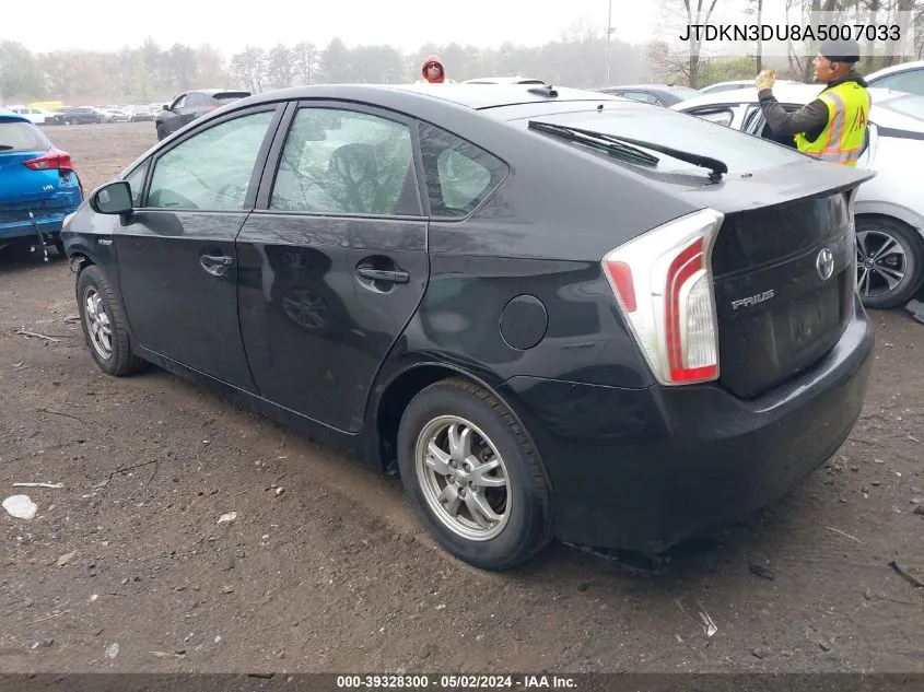 2010 Toyota Prius Ii VIN: JTDKN3DU8A5007033 Lot: 39328300