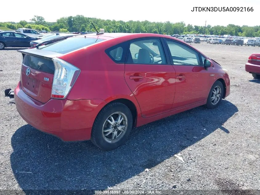 2010 Toyota Prius Iii VIN: JTDKN3DU5A0092166 Lot: 39516997