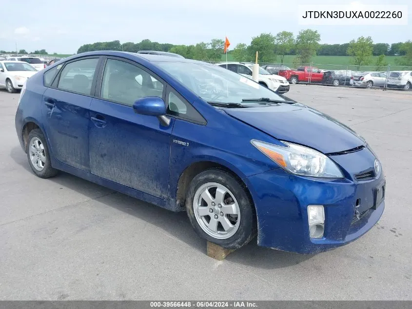 JTDKN3DUXA0022260 2010 Toyota Prius V