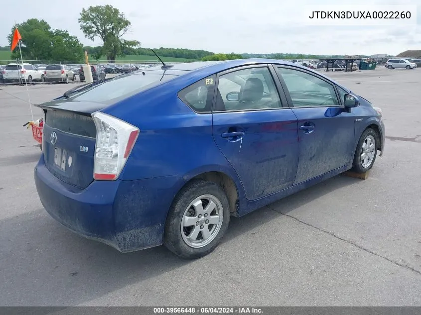 JTDKN3DUXA0022260 2010 Toyota Prius V