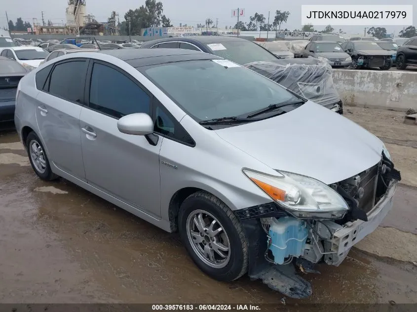 JTDKN3DU4A0217979 2010 Toyota Prius Iv