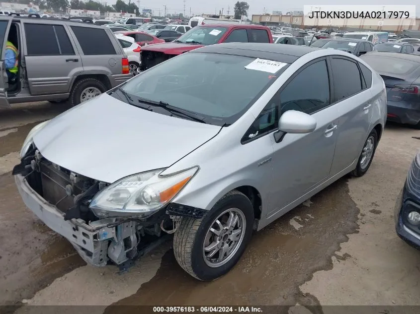 JTDKN3DU4A0217979 2010 Toyota Prius Iv