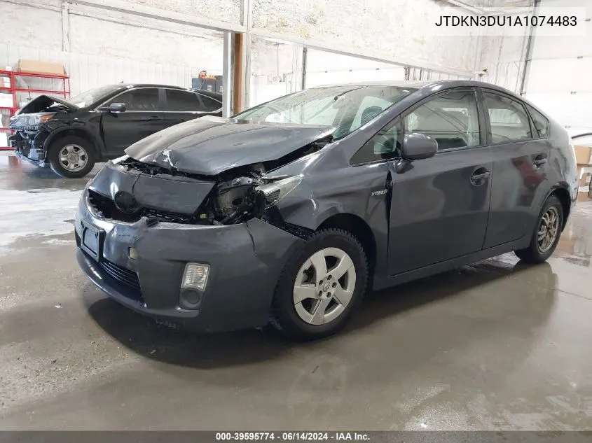 2010 Toyota Prius Ii VIN: JTDKN3DU1A1074483 Lot: 39595774