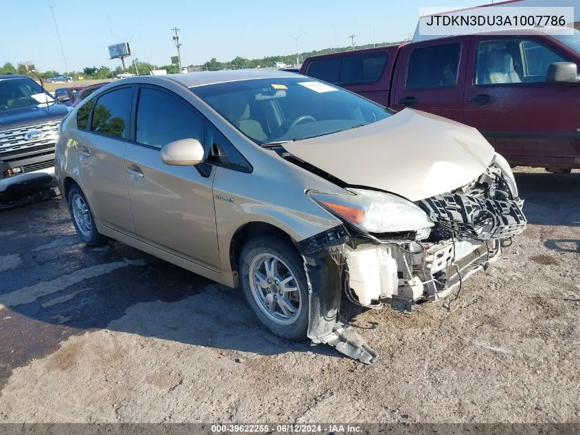 JTDKN3DU3A1007786 2010 Toyota Prius Iii