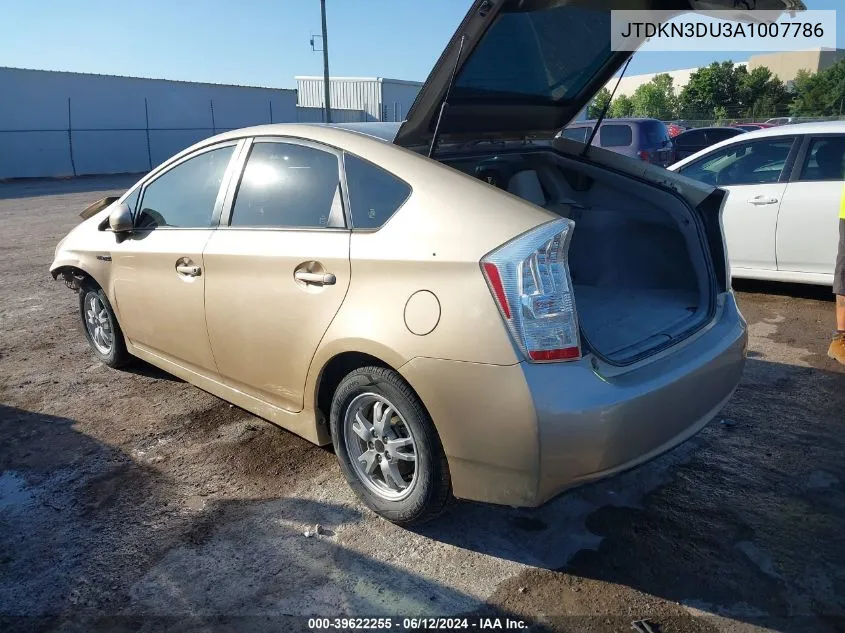 2010 Toyota Prius Iii VIN: JTDKN3DU3A1007786 Lot: 39622255