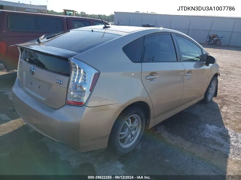 2010 Toyota Prius Iii VIN: JTDKN3DU3A1007786 Lot: 39622255