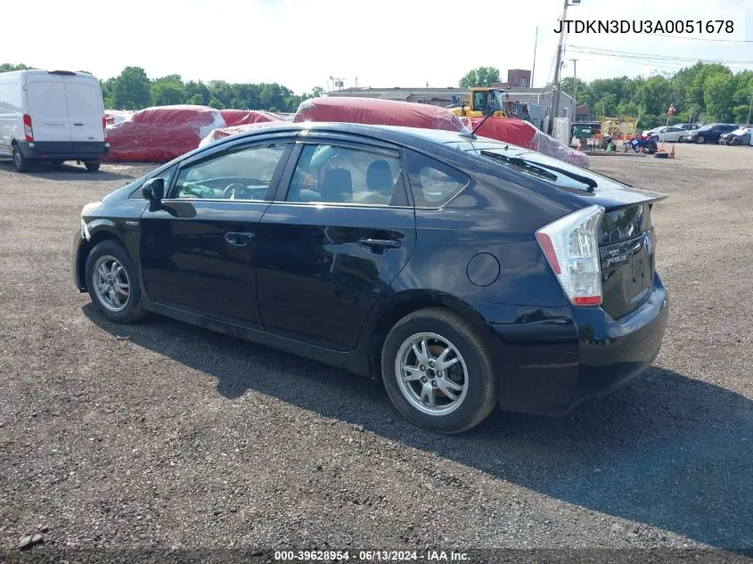 JTDKN3DU3A0051678 2010 Toyota Prius Iii