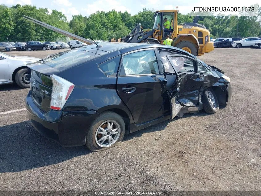 2010 Toyota Prius Iii VIN: JTDKN3DU3A0051678 Lot: 39628954