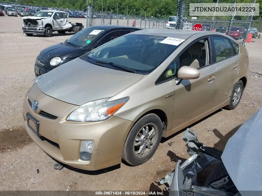 2010 Toyota Prius Iii VIN: JTDKN3DU2A0142229 Lot: 39671424