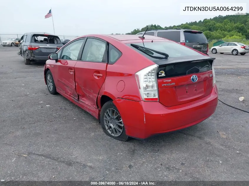 2010 Toyota Prius Ii VIN: JTDKN3DU5A0064299 Lot: 39674080