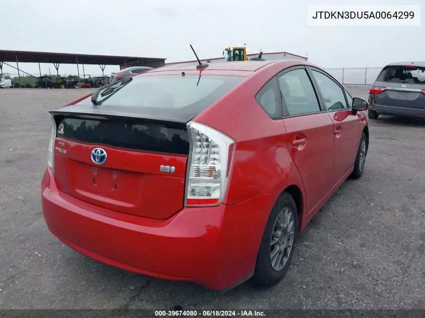 2010 Toyota Prius Ii VIN: JTDKN3DU5A0064299 Lot: 39674080