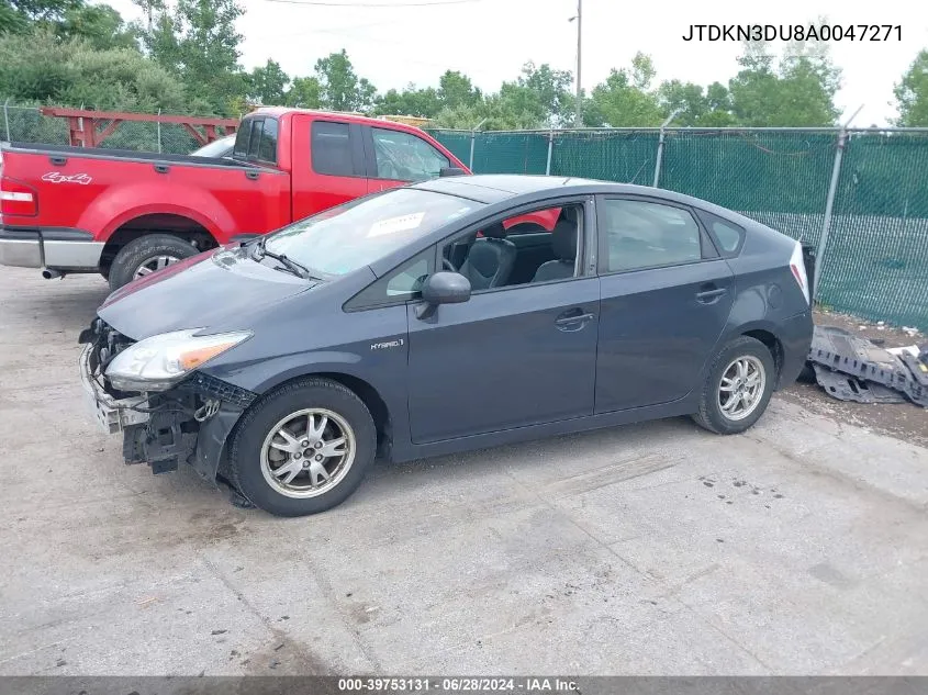 JTDKN3DU8A0047271 2010 Toyota Prius Iv